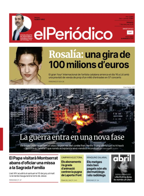 Cover of El Periodico - Catala