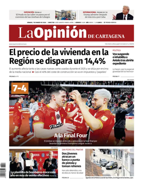 Cover of La Opinion de Murcia (Cartagena)