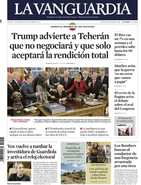 Cover of La Vanguardia (1st Edition)