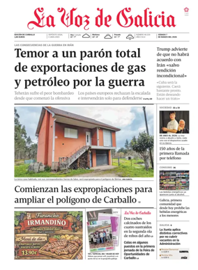 Cover of La Voz de Galicia (Carballo)