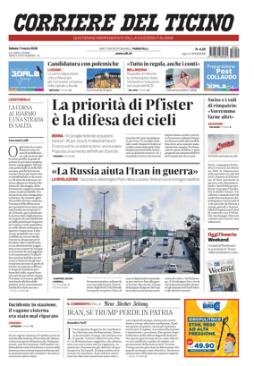 Cover of Corriere del Ticino