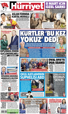 Cover of Hurriyet