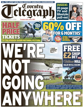 Cover of Coventry Telegraph