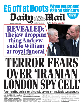 Cover of Daily Mail