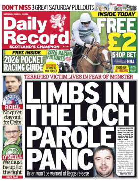 Cover of Daily Record