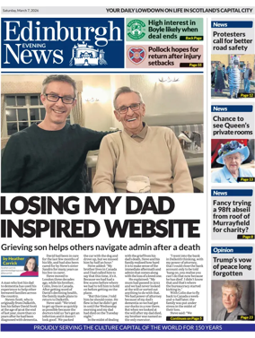 Cover of Edinburgh Evening News