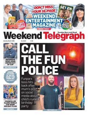 Cover of Evening Telegraph (First Edition)