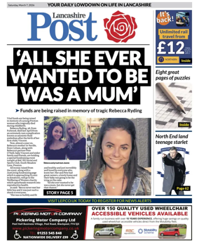 Cover of Lancashire Evening Post