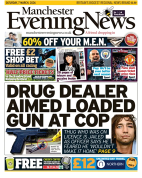 Cover of Manchester Evening News