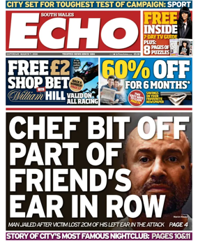 Cover of South Wales Echo