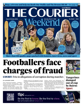 Cover of The Courier & Advertiser (Angus and Dundee)