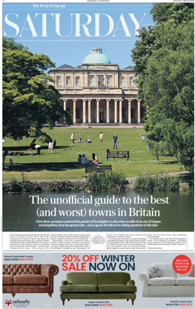 Cover of The Daily Telegraph – Saturday Supplement