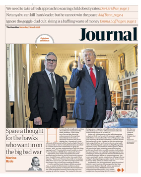 Cover of The Guardian e-paper Journal