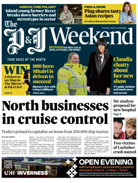 Cover of The Press and Journal (Inverness Highlands and Islands)