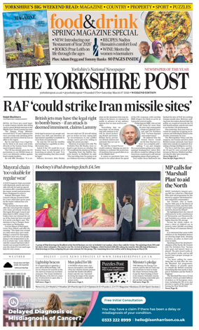 Cover of Yorkshire Post