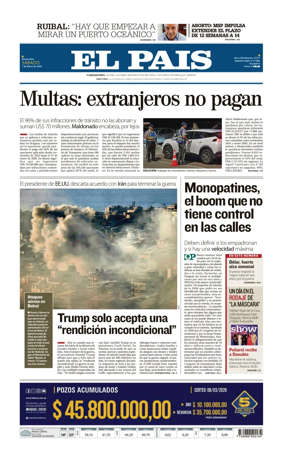 Cover of El Pais (Uruguay)