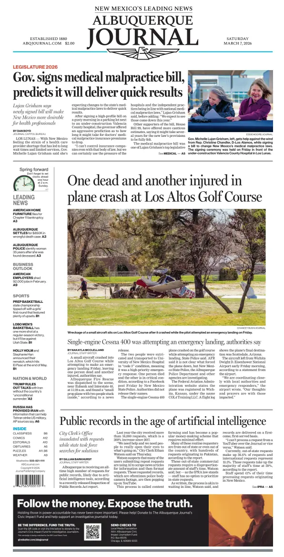 Cover of Albuquerque Journal