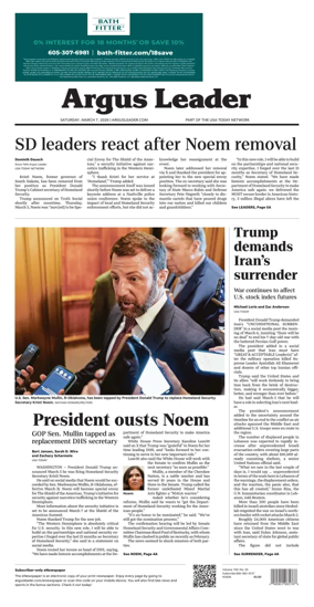 Cover of Argus Leader