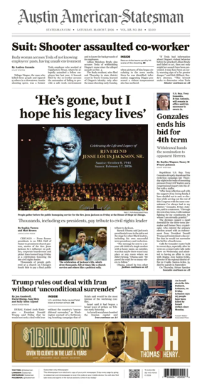 Cover of Austin American-Statesman