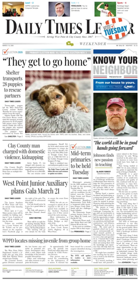 Cover of Daily Times Leader