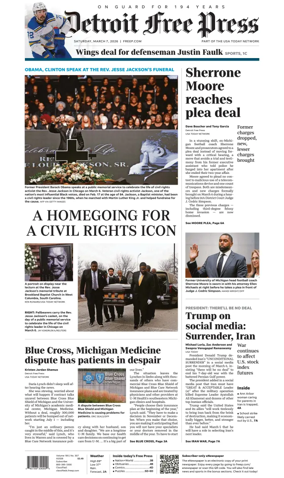 Cover of Detroit Free Press