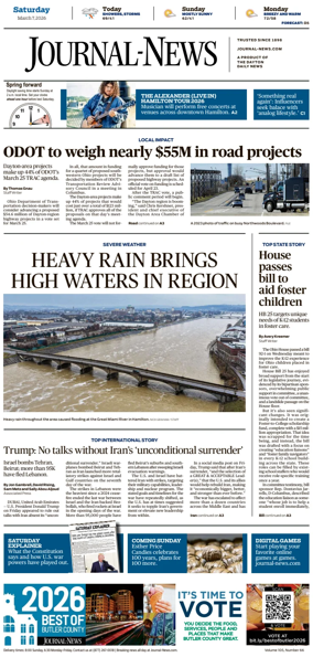 Cover of Hamilton Journal News