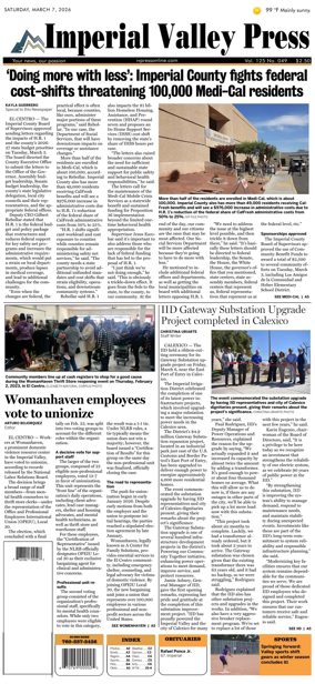 Cover of Imperial Valley Press