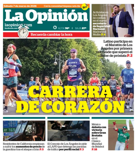 Cover of La Opinion
