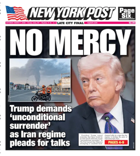 Cover of New York Post