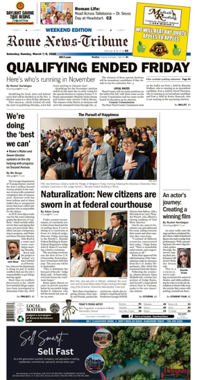 Cover of Rome News-Tribune