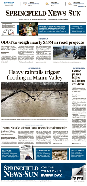 Cover of Springfield News-Sun