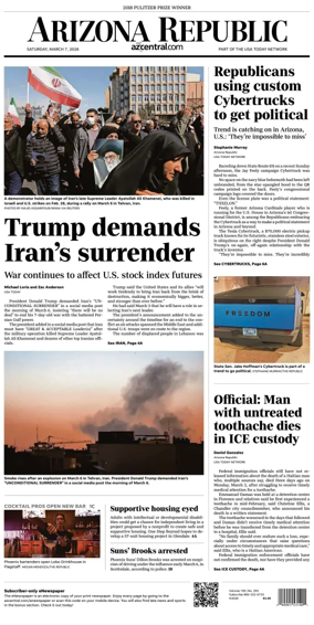 Cover of The Arizona Republic