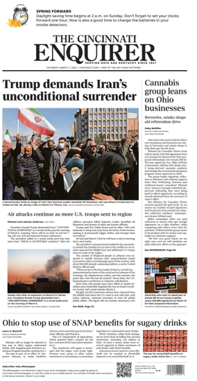 Cover of The Cincinnati Enquirer