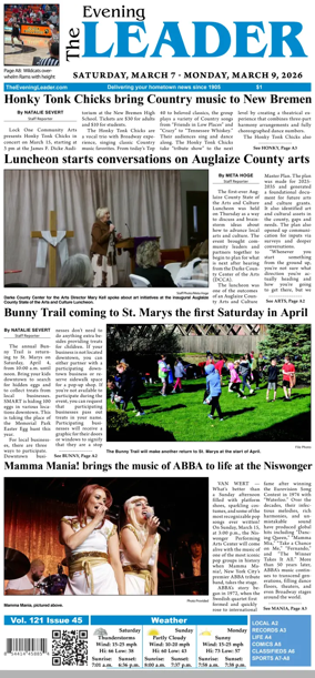 Cover of The Evening Leader