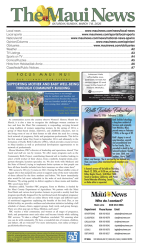 Cover of The Maui News - Weekender