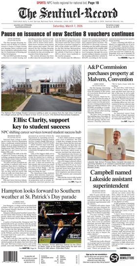 Cover of The Sentinel-Record