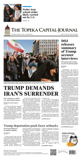 Cover of The Topeka Capital-Journal