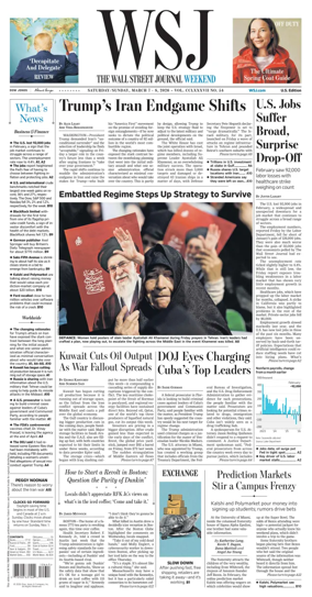 Cover of The Wall Street Journal