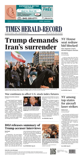 Cover of Times Herald-Record