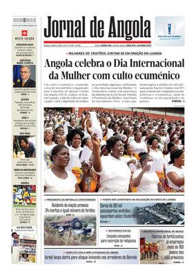 Cover of Jornal de Angola