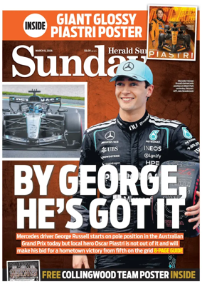 Cover of Herald Sun