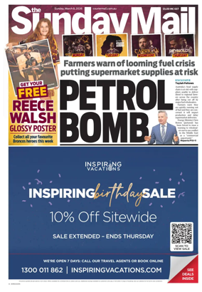 Cover of The Courier-Mail