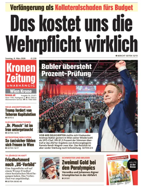 Cover of Kronen Zeitung