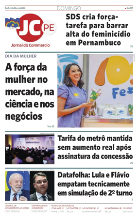 Cover of Jornal do Commercio