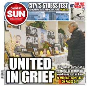 Cover of Calgary Sun