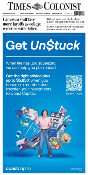 Cover of Times Colonist