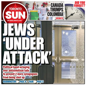 Cover of Toronto Sun