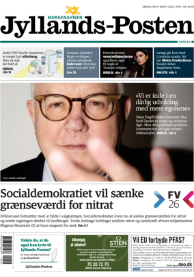 Cover of Jyllands-Posten Sondag