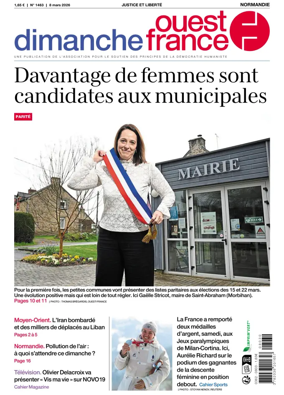 Cover of Dimanche Ouest France (Normandie)