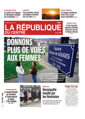 Cover of La Republique du Centre (Orleans - Loiret))